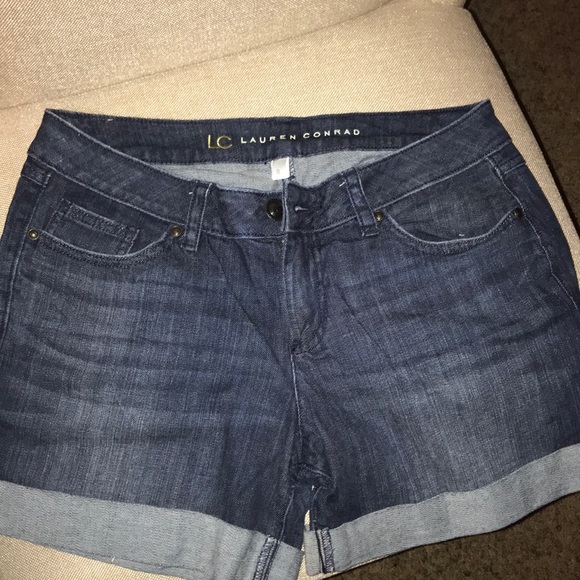 LC Lauren Conrad Pants - LC Lauren Conrad Blue Jean Shorts